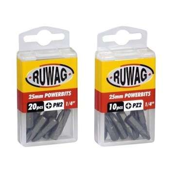 Ruwag Ph2x25 10pce Bit Set