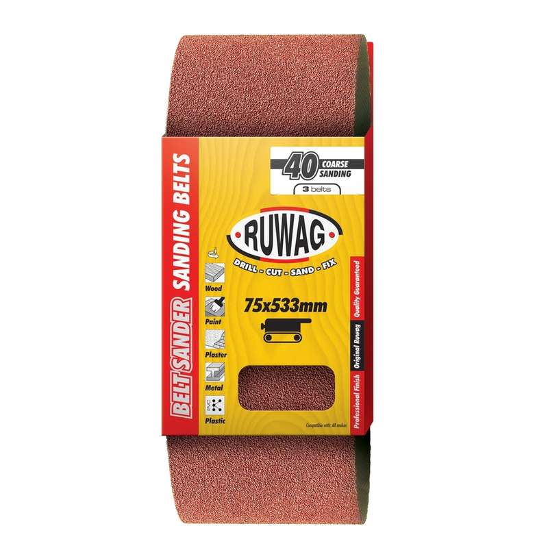 Ruwag 60x400 P100 10 Pack Belt /pk