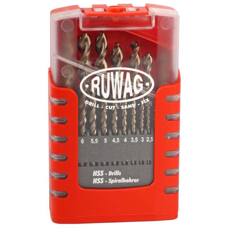 Ruwag 19pce Turbo Metal 1-10mm