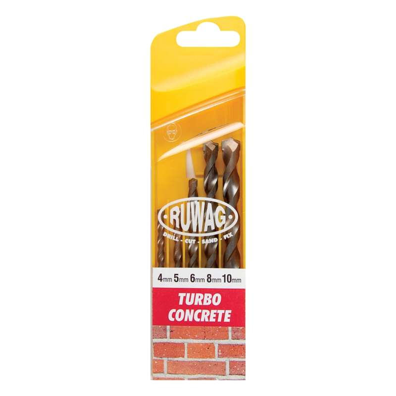 Ruwag 5pce Turbo Concrete 4-10mm