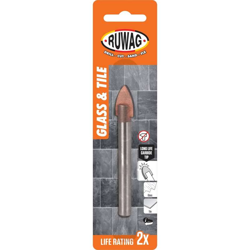 Ruwag 10mm Glass Bit Carded