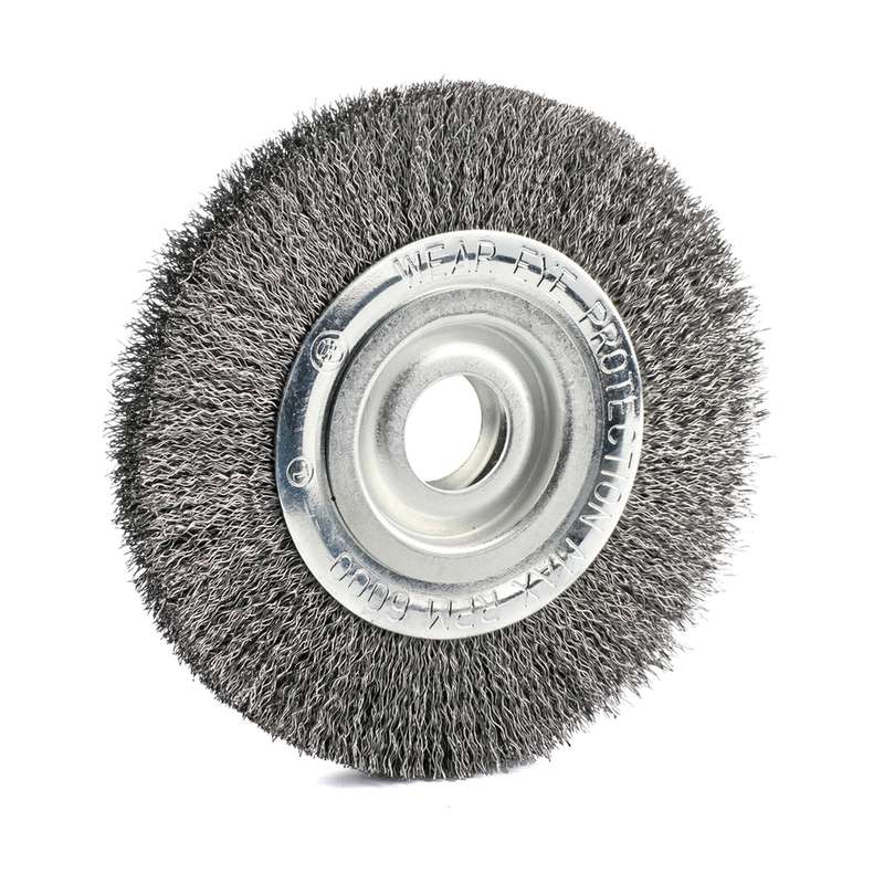Ruwag 200mm X 25mm Wire Wheel 25.4mm Bore With Adapters