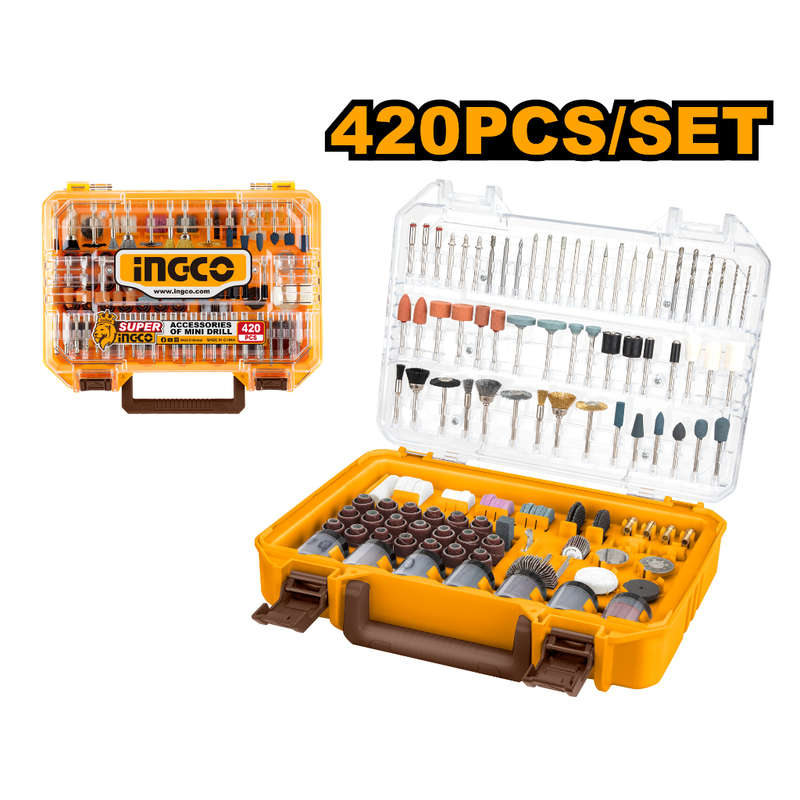 Ingco Drill Mini Acc Kit 420pc