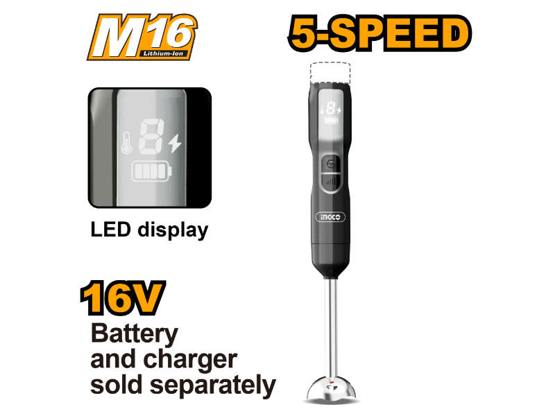Ingco 16v Ps+c/lhand Blender 100w