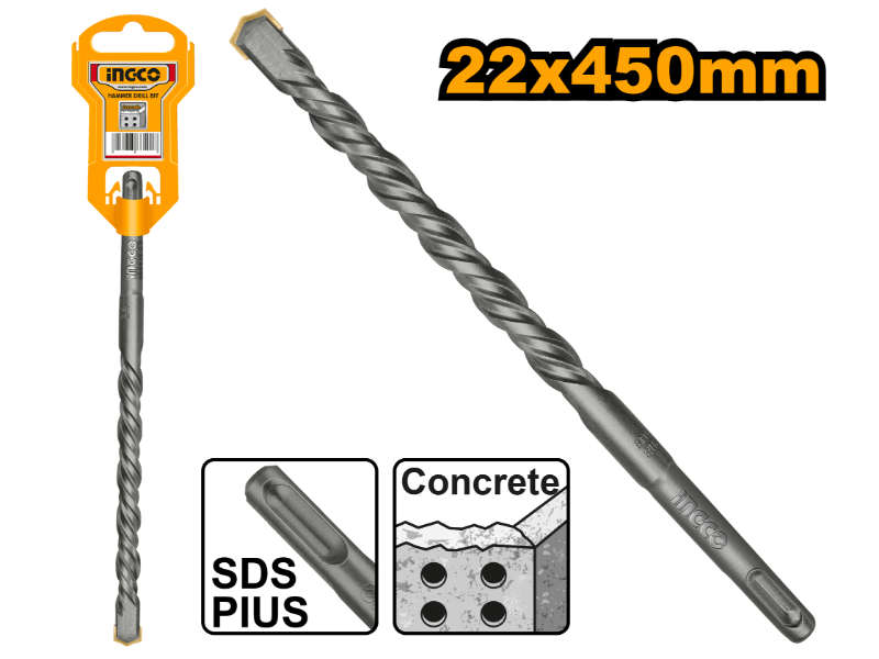 Ingco Drill Bit Sds+ Hammer 22x450mm
