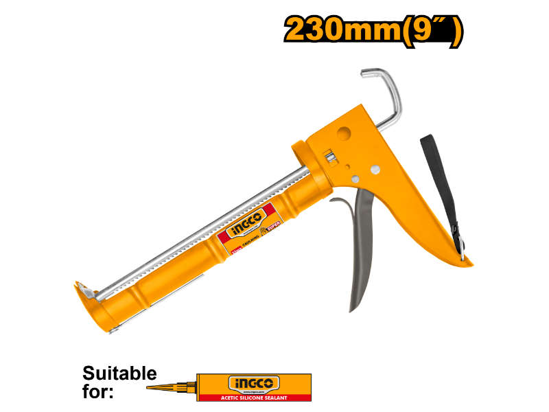 Ingco Caulking Gun Half Barrel 235mm