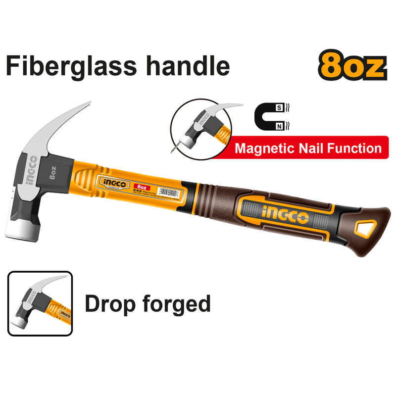 Ingco Hammer Claw 220g Magnetic