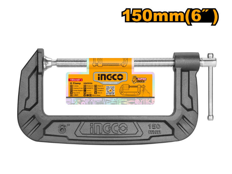 Ingco Clamp G 150mm Cast Iron
