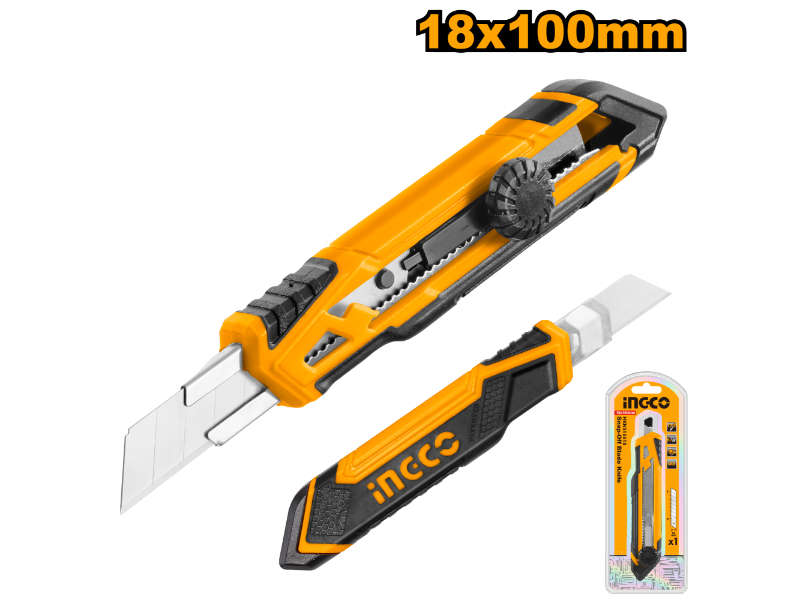 Ingco Knife 158mm S/off 18mm Rnd