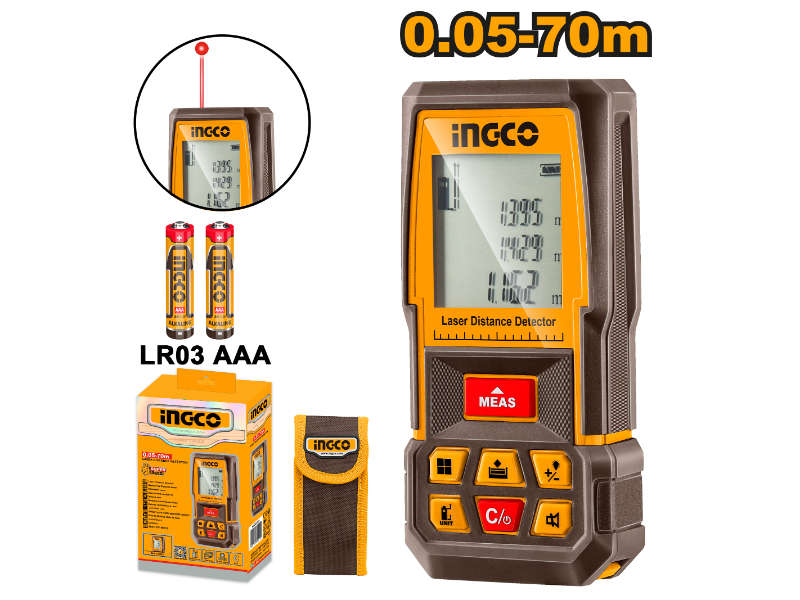 Ingco Laser Distance Detect 0.5-70m