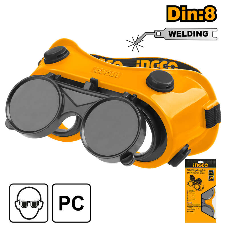 Ingco Welding Goggles Pvc  F/front