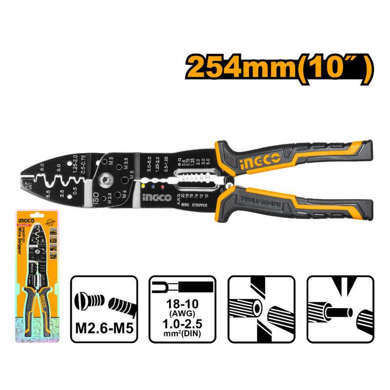 Ingco Plier Wire Stripper 254mm
