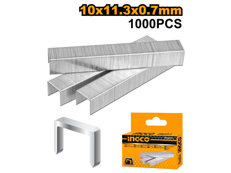 Ingco Staple 10mmx0.71mm Box 1000