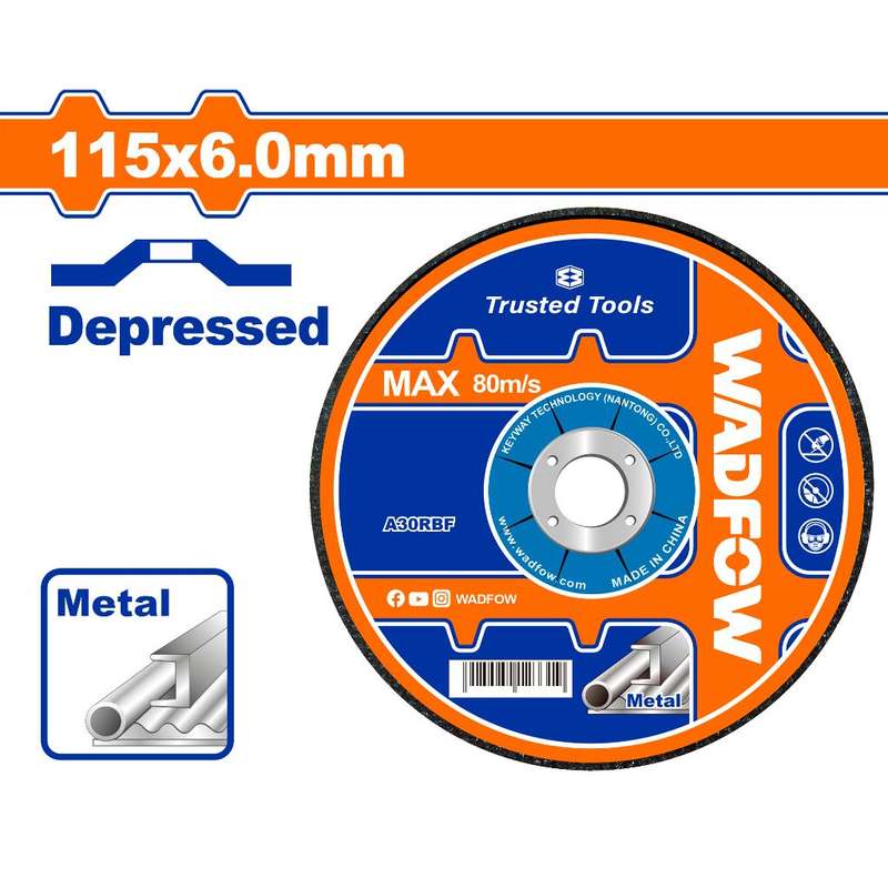 Wadfow Disc Grind Metal 115mmx6.0mm