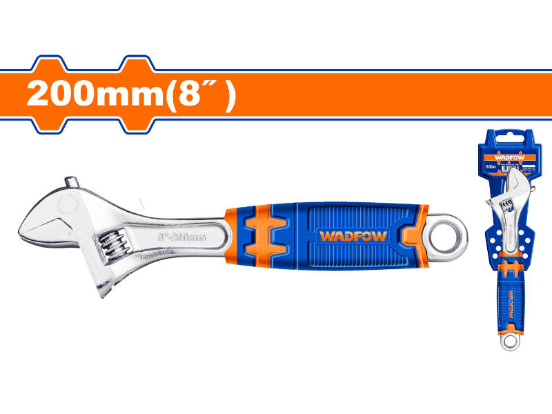 Wadfow Wrench Adj 45cb 200mm