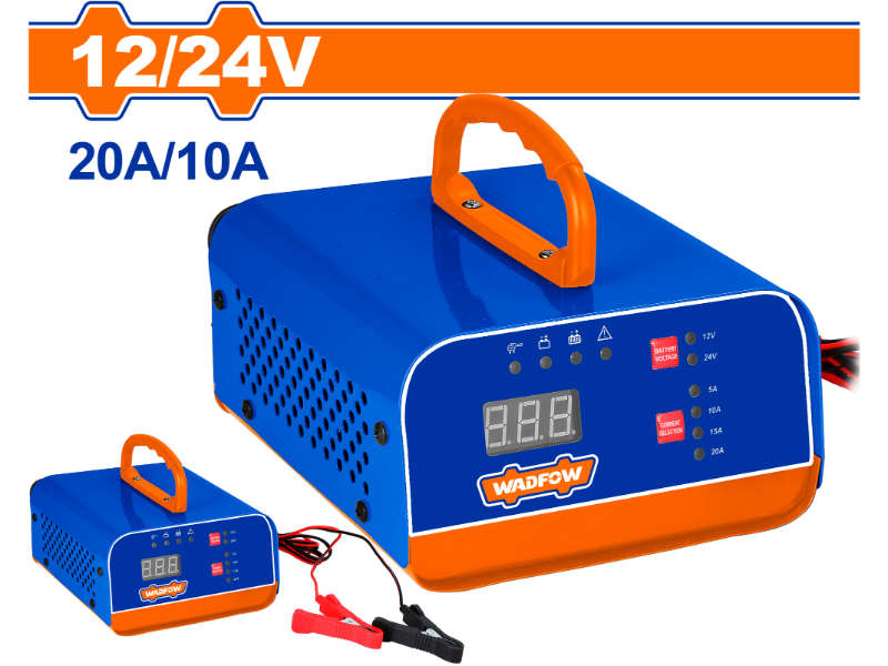 Wadfow Battery Charger 12/24v 10/20a