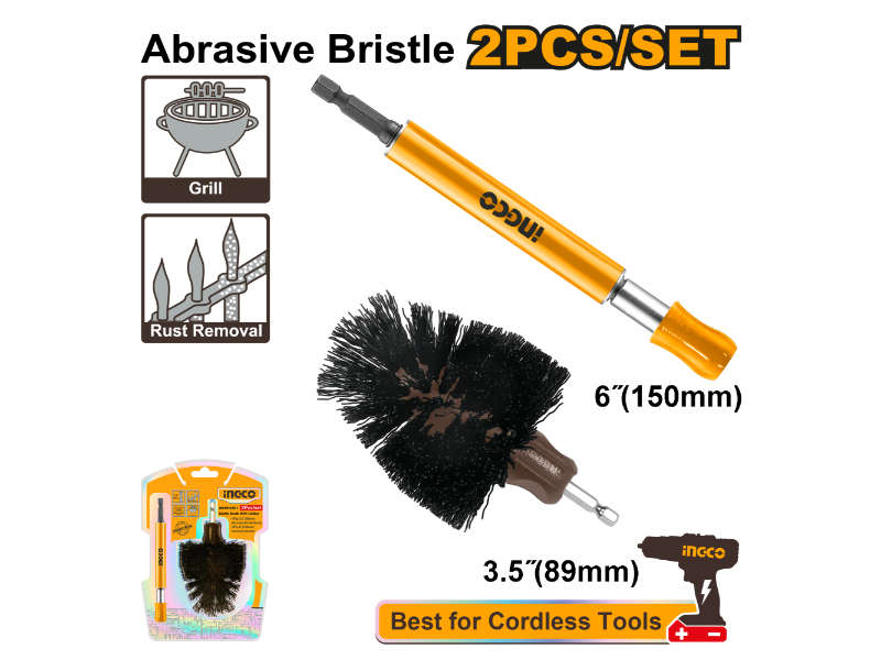 Ingco 20v Ps+ Acc Brush Abrasive Clean Incl 150mm Ext