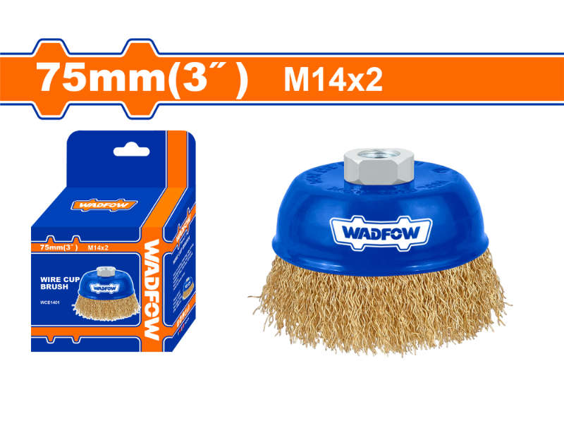 Wadfow Wire Cup Brush M14x2 75mm