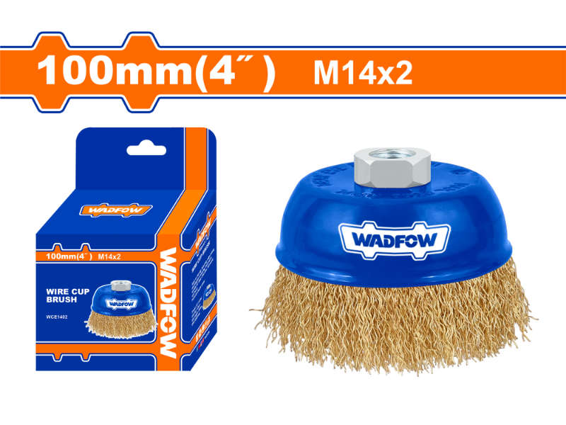 Wadfow Wire Cup Brush M14x2 100mm