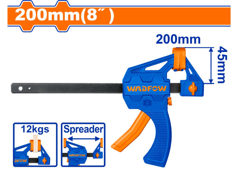 Wadfow Clamp Quick Bar 45x200mm