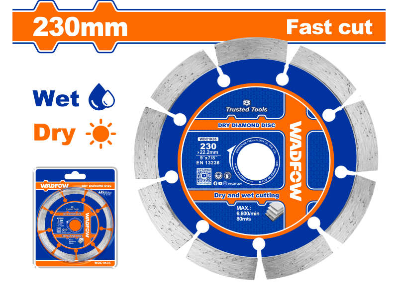 Wadfow Disc Diamond F/cut W/d 230mm
