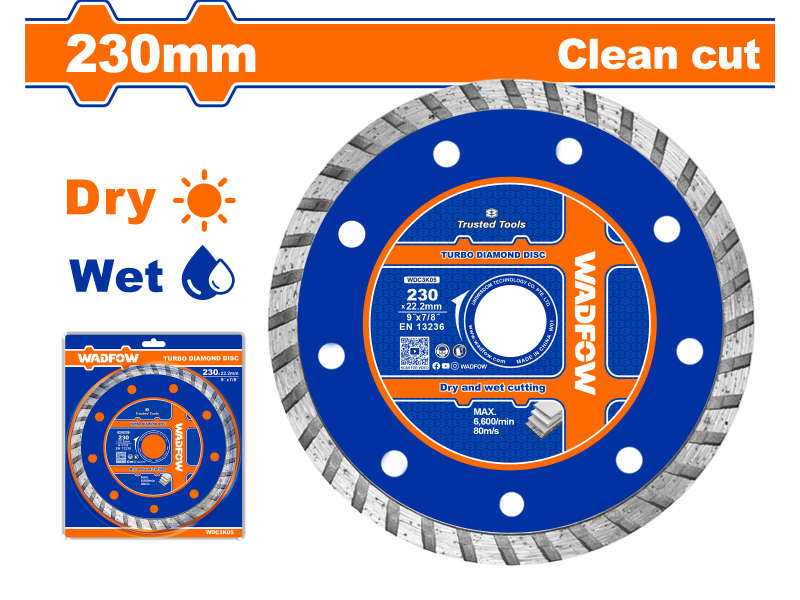 Wadfow Disc Diamond Turbo W/d 230mm