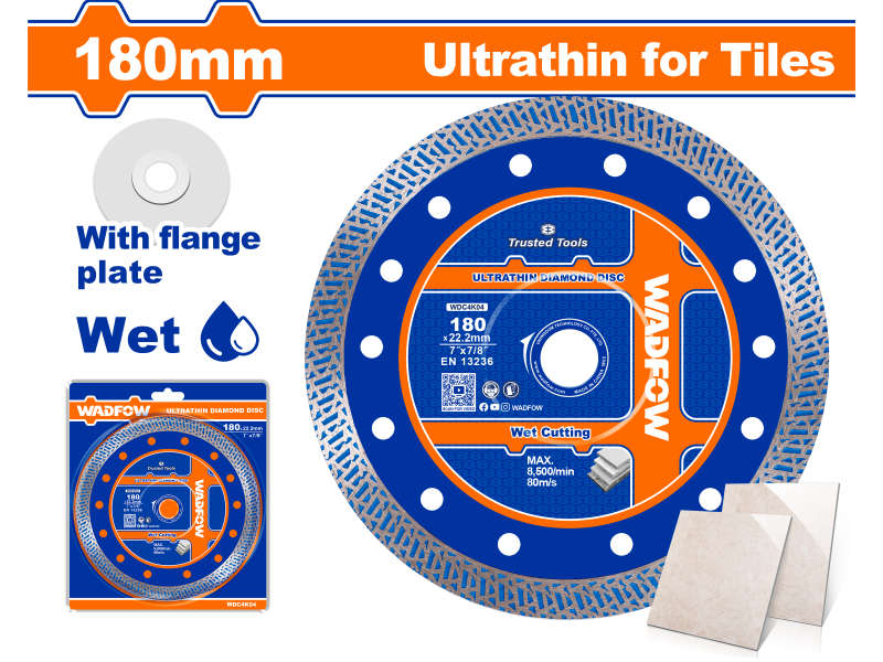 Wadfow Disc Diamond U/thin Wet 180mm