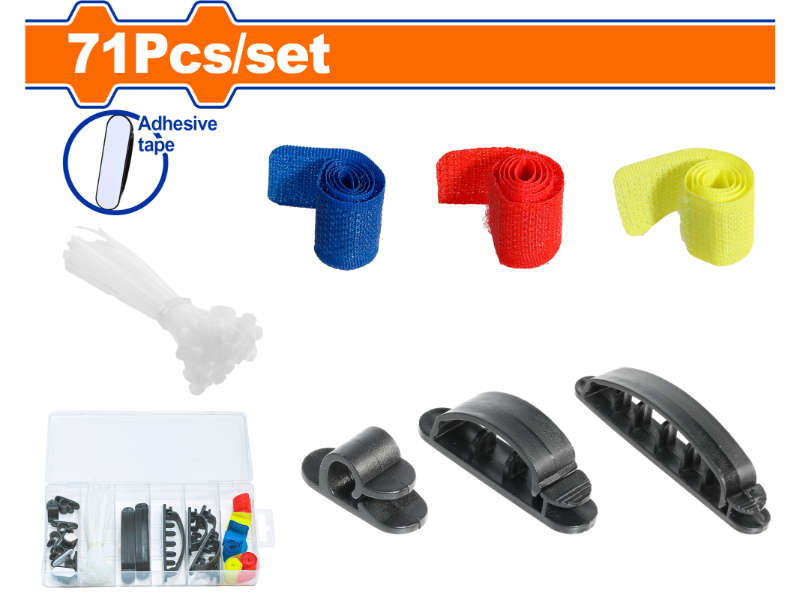 Wadfow Cable Manager Set 71pcs