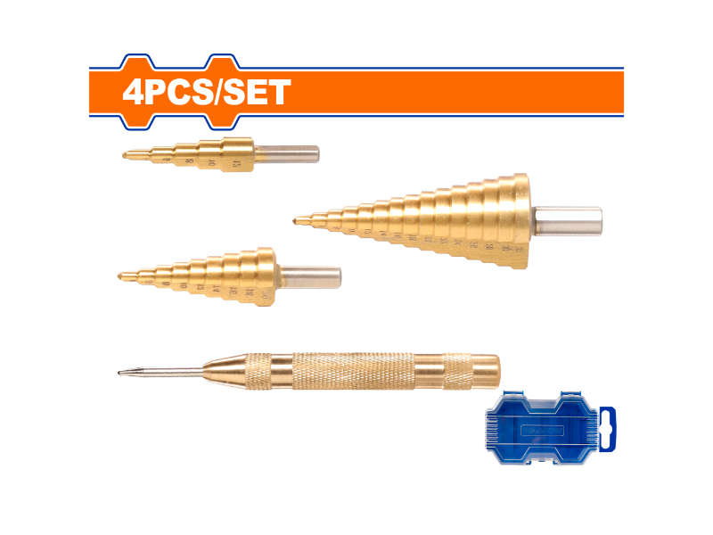 Wadfow D/bit Step Set 4pcs
