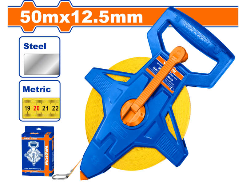 Wadfow Tape/m Steel Retracting Gear 50x12.5mm