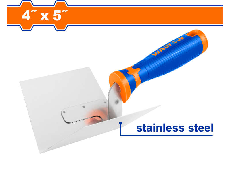 Wadfow Trowel I/s Corner Ss 4x5inch