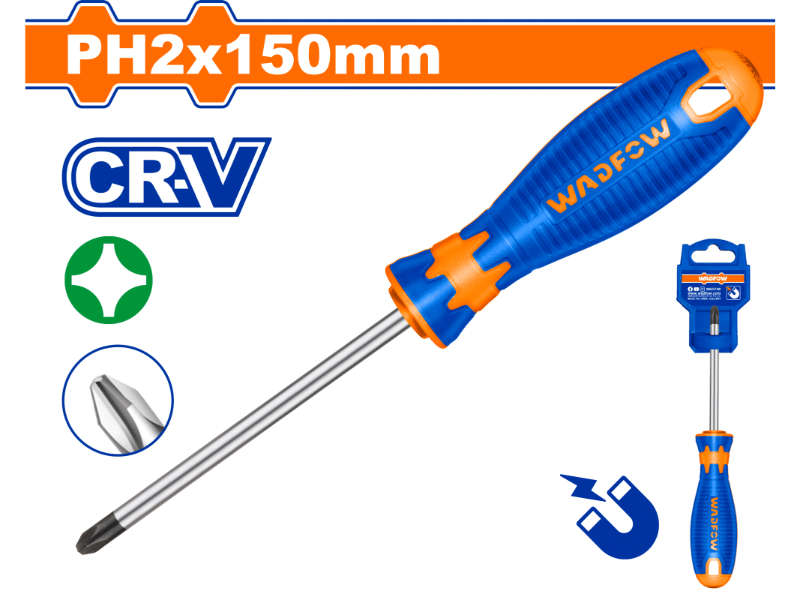 Wadfow S/driver Ph2 Bt Cr-v 6x150mm