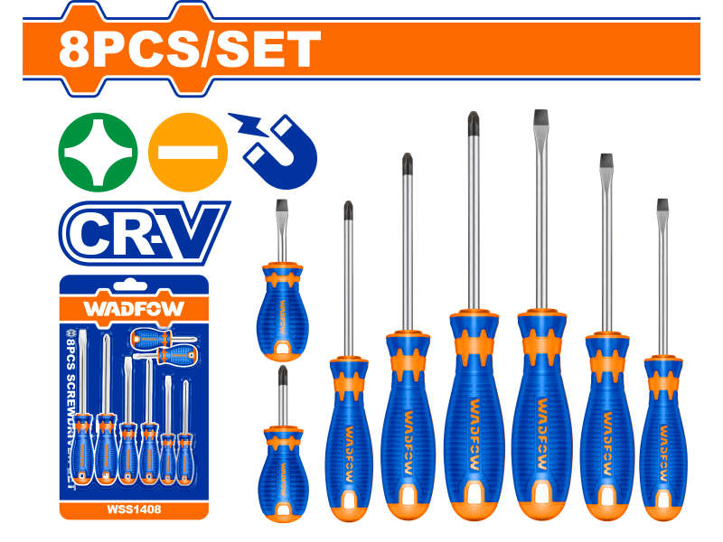 Wadfow S/driver Set Mag Cr-v 8pcs