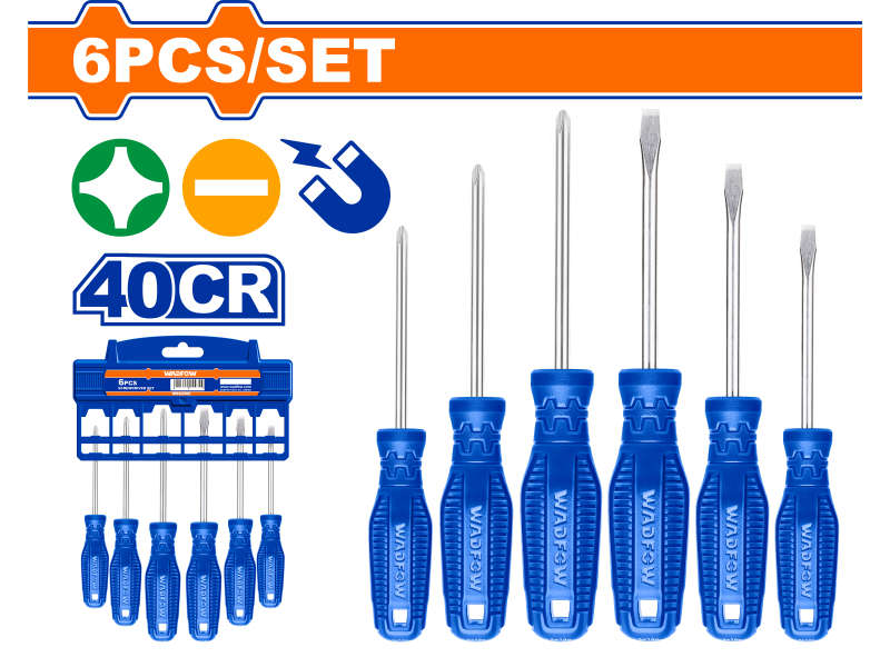 Wadfow S/driver Set Mag 40cr 6pcs