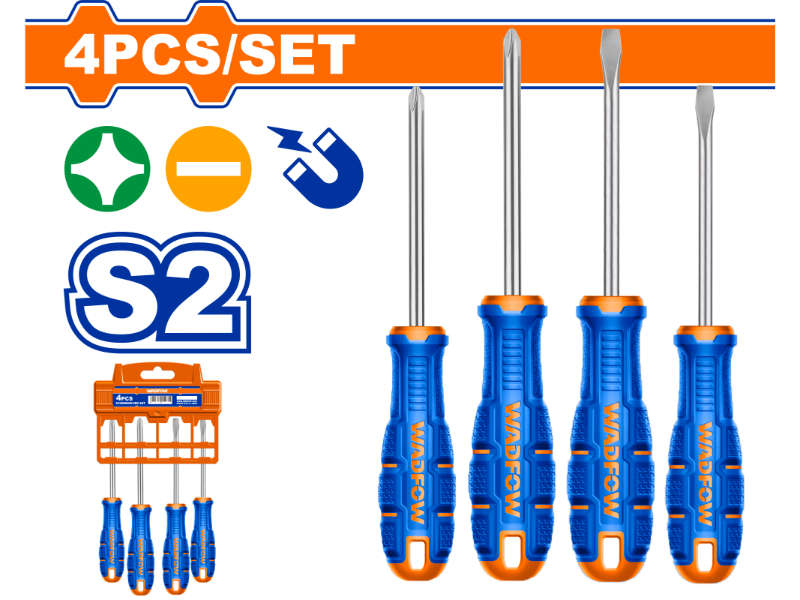 Wadfow S/driver Set Mag S2 4pcs