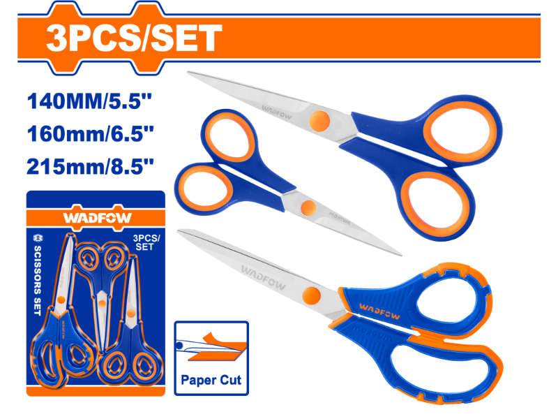 Wadfow Scissor Set 3pcs