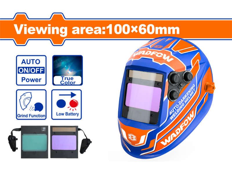 Wadfow Weld Auto Dark Helmet 100x60mm Din4