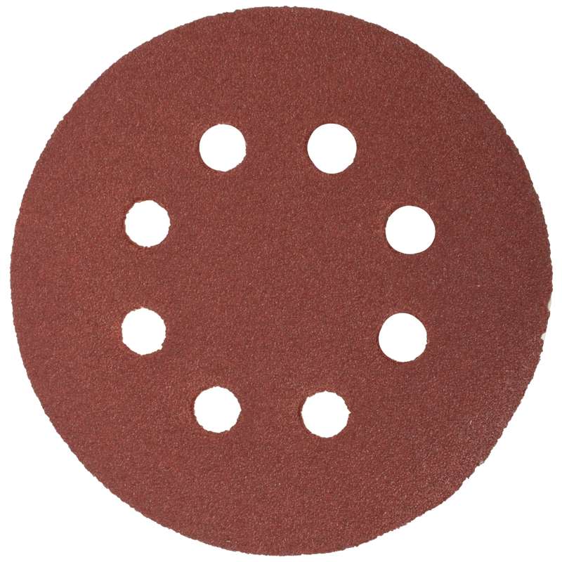 Tork Craft Sanding Disc 125mm 60 Grit With Holes 10/pk Hook And Loop