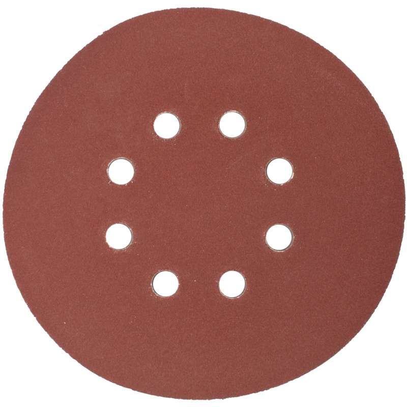 Tork Craft Sanding Disc 150mm 600 Grit With Holes 10/pk Hook And Loop