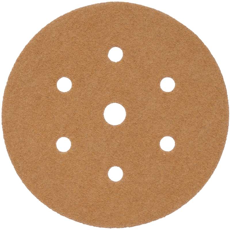 Tork Craft Gold Disc (50 Pieces) 40 Grit 150mm X 6+1 Holes Hook And Loop