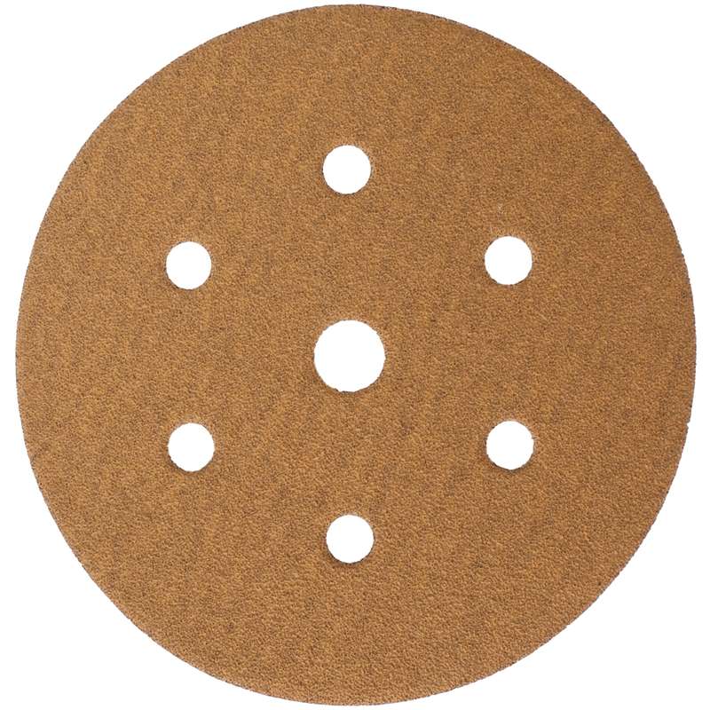 Tork Craft Gold Disc (50 Pieces) 80 Grit 150mm X 6+1 Holes Hook And Loop