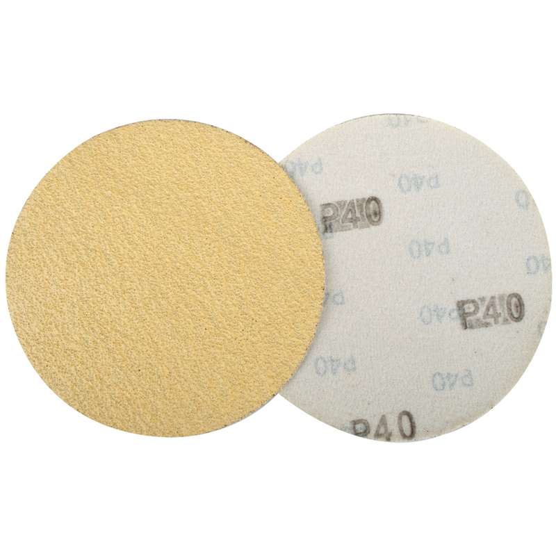 Tork Craft Gold Disc (50 Pieces) 40 Grit 150mm Without Hole Hook And Loop