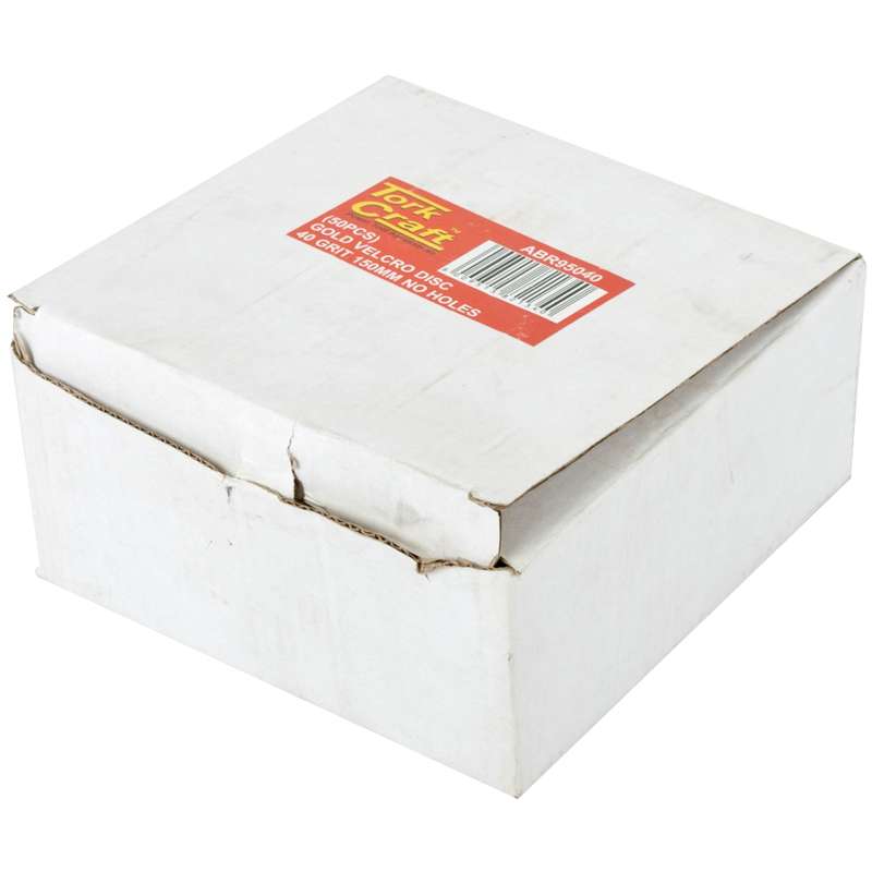 Tork Craft Gold Disc (50 Pieces) 40 Grit 150mm Without Hole Hook And Loop