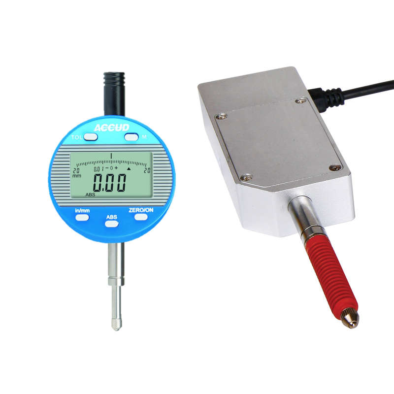 Accud Dig. Indicator Flat & Lug Back 25.4mm + Data Cable 200-01