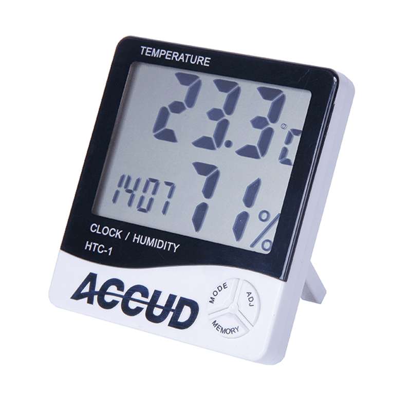 Accud Digital Hygrometer -20deg - 60deg Acc.1% Use 1x Aaa Bat