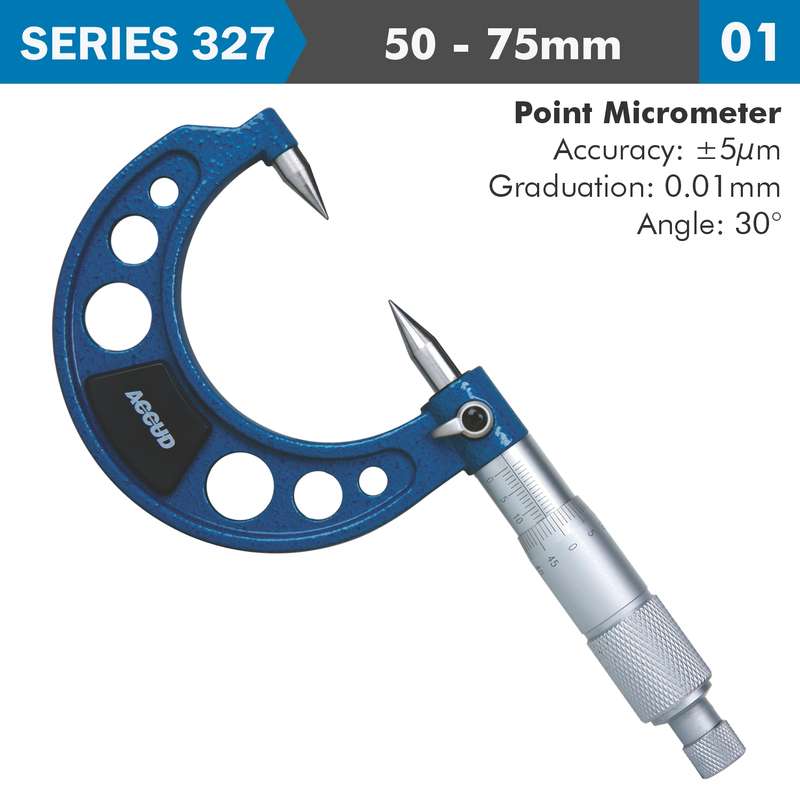 Accud Point Micrometer 30 50-75mm