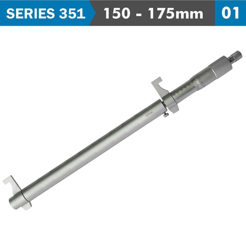 Accud Inside Micrometer 150-175mm Without Setting Ring 0.011mm Acc. 0.01mm G