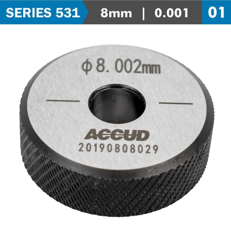 Accud Setting Ring 8mm 0.001mm Acc.