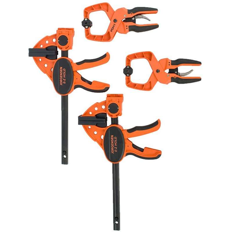 Pony Jorgensen 4pc Clamp Set 2 X 6inch 150mm Trig