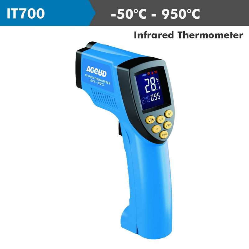 Accud Infrared Thermometer -50deg. - 700deg. 1